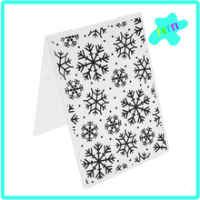 Cargar imagen en el visor de la galería, Folder Embossing Copos Nieve, Navidad Modelo A.