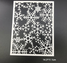 Cargar imagen en el visor de la galería, Suaje, Troquel, Marco Copos de Nieve.