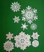 Cargar imagen en el visor de la galería, Suaje, Troquel, 5 Copos de Nieve.