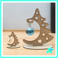 Cargar imagen en el visor de la galería, Base Pino con Estrellas para Esfera.