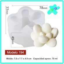 Cargar imagen en el visor de la galería, Molde Silicon Suculenta Mini, Varios Modelos.