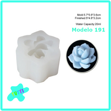 Cargar imagen en el visor de la galería, Molde Silicon Suculenta Mini, Varios Modelos.