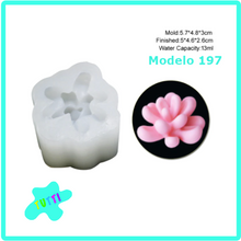 Cargar imagen en el visor de la galería, Molde Silicon Suculenta Mini, Varios Modelos.