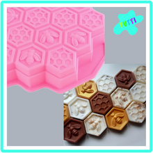 Cargar imagen en el visor de la galería, Molde Silicon Panal, Abeja.