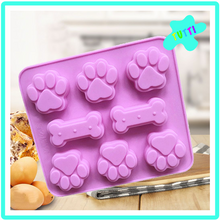 Cargar imagen en el visor de la galería, Molde Silicon Huella Y Hueso, Mascota, Perro.