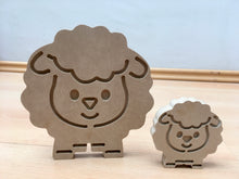 Cargar imagen en el visor de la galería, Borreguito, Oveja de la Abundancia Chico, MDF.