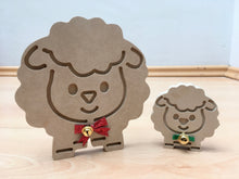 Cargar imagen en el visor de la galería, Borreguito, Oveja de la Abundancia Chico, MDF.