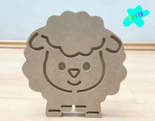Cargar imagen en el visor de la galería, Borreguito, Oveja de la Abundancia Grande, MDF.