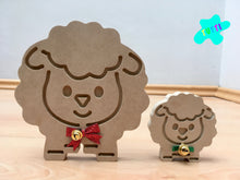 Cargar imagen en el visor de la galería, Borreguito, Oveja de la Abundancia Mediano, MDF.