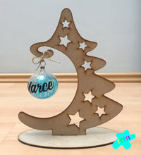 Cargar imagen en el visor de la galería, Base Pino con Estrellas para Esfera.