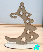 Cargar imagen en el visor de la galería, Base Pino con Estrellas para Esfera.