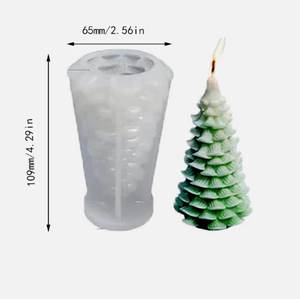Molde Silicon Pino, Árbol Navidad 3D, A.