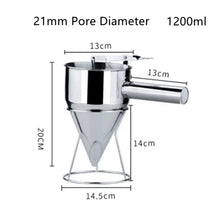 Cargar imagen en el visor de la galería, Dosificador, embudo de acero inoxidable.
