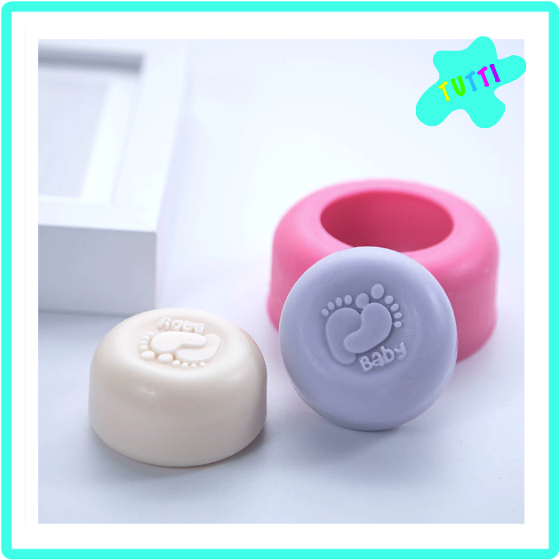 Molde Silicon Huella Bebe, Baby Shower.