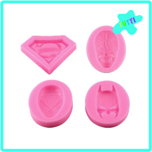 Kit Moldes Silicon Super Heroes.