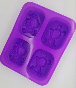 Molde Silicon Baby Mickey Minnie Mouse.