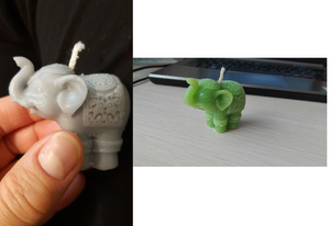 Molde Silicon Elefante Hindú 3D.