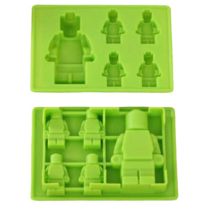 Molde Silicon Hombre Muñeco Lego Grande y Chicos.