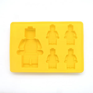 Molde Silicon Hombre Muñeco Lego Grande y Chicos.