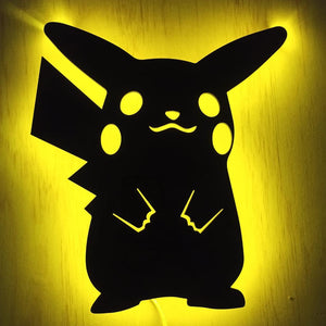 Lámpara Acrílico Pikachu